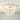 Rennnsan 4-Light Shabby Chic Gold Semi-Flush Mount Cluster Ceiling Light with White Ceramic Flower Accents
