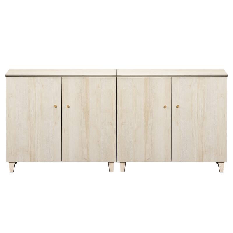 Sideboards Buffet Cabinets with Doors for Dining Room, 32.4"H