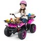 preview thumbnail 12 of 18, Gymax Electric ATV for Kids 24V 4-Wheeler Ride on Toy w/ Slow Start Pink