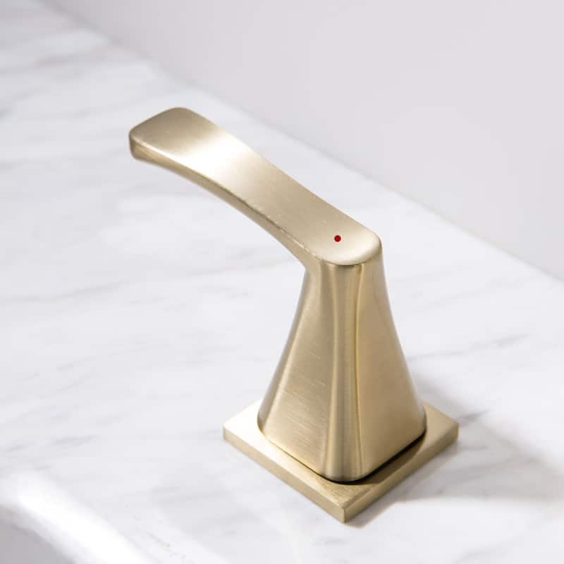 8 Inch Widespread Bathroom Faucet 3 Hole Bathroom Sink Faucet 2 Handle Commercial Modern Deck Mounted Bathroom Basin Vanity Tap