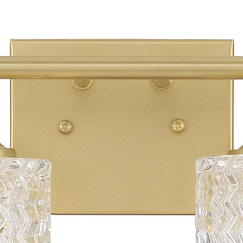 Frenia 4-light Modern Dimmable Bathroom Vanity Light with Art Glass