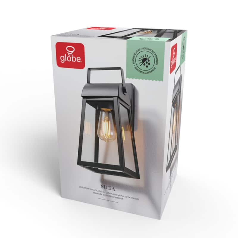 Globe Electric 91005239 Shea 12" Tall Outdoor Wall Sconce