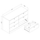 preview thumbnail 5 of 9, South Shore Spark Dresser