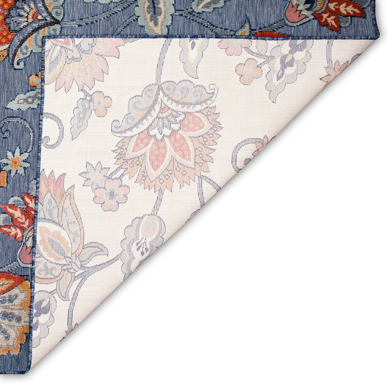 Liora Manne Canyon Ornamental Flower Indoor/Outdoor Rug