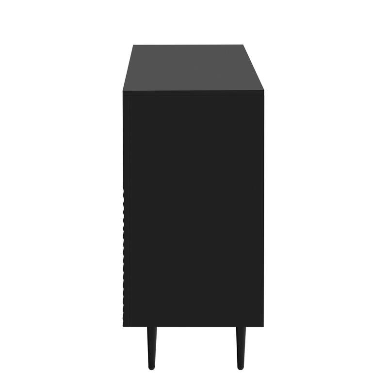 Christopher Knight Home - Mirod Modern Minimalist Side Cabinet with Adjustable Shelves for Stylish and Versatile Storage