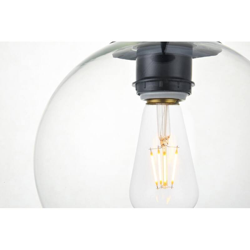 1-Light Pendant with 8 inch Clear Glass