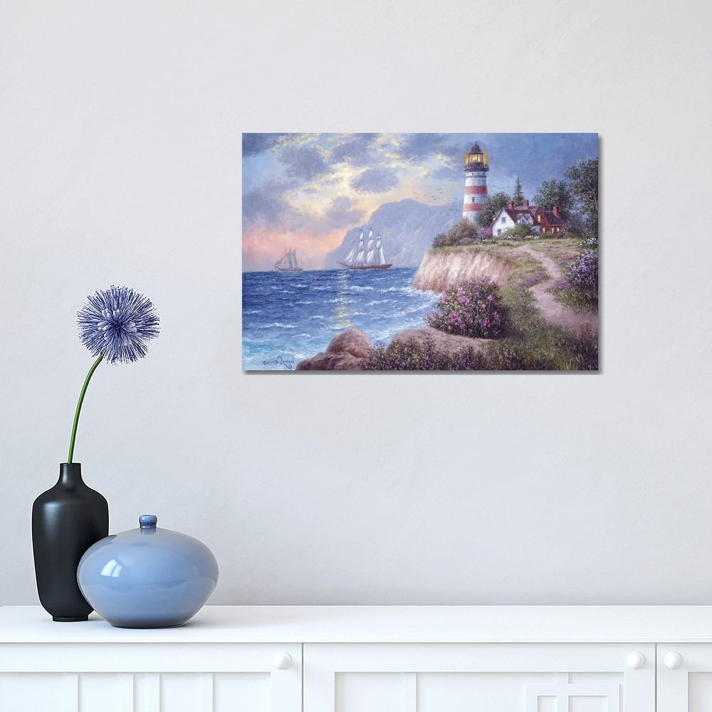 iCanvas "White Cliff Bay" by Dennis Lewan Canvas Print