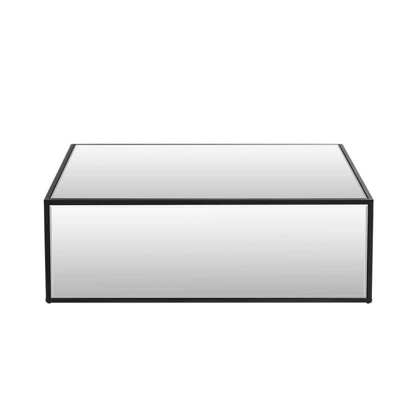 Modern Rectangular Mirrored Coffee Table