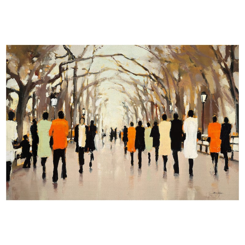 Poet Walk by Lorraine Christie Canvas Art Print