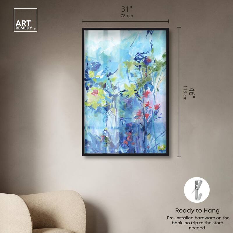 Heavenly Blue II Shadowbox by Art Remedy
