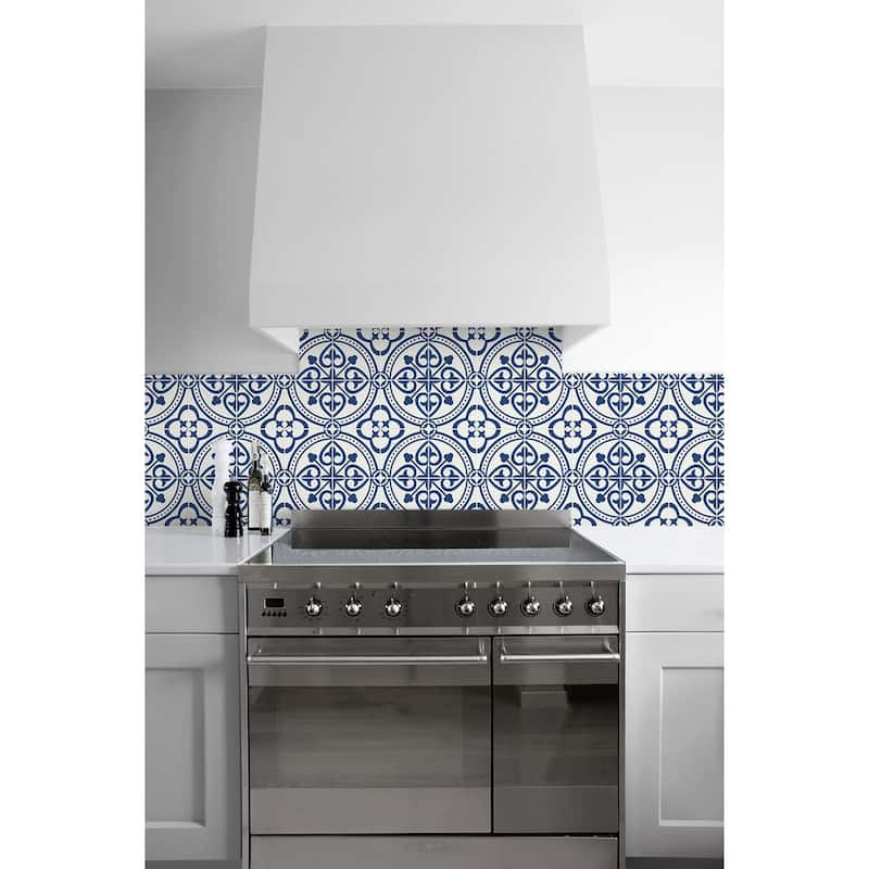 Luxe Haven Villa Mar Tile Peel and Stick Wallpaper