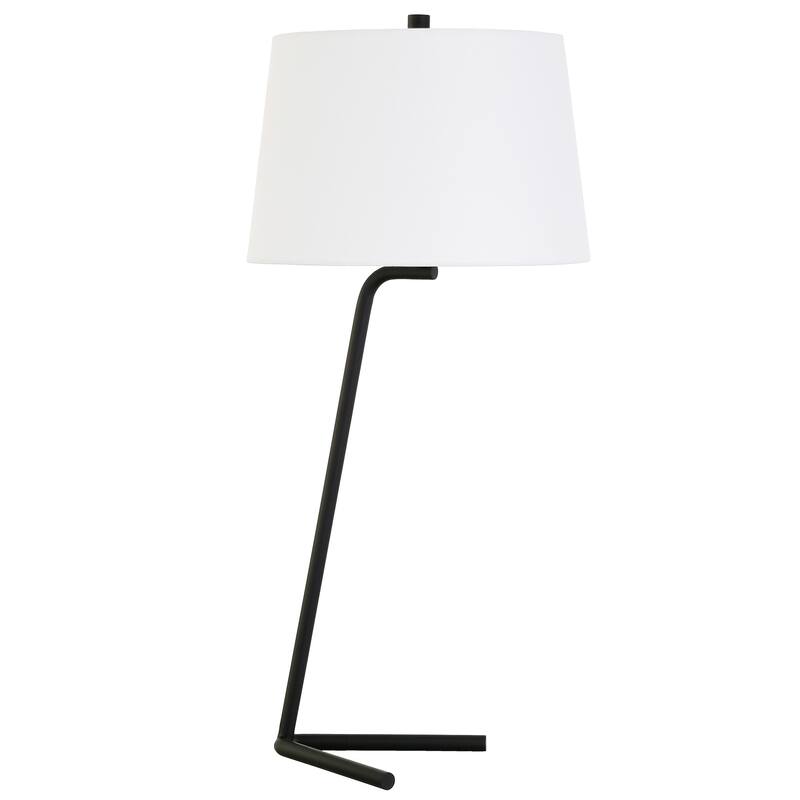 Markos 28.5" Tall Tilted Table Lamp with Fabric Shade
