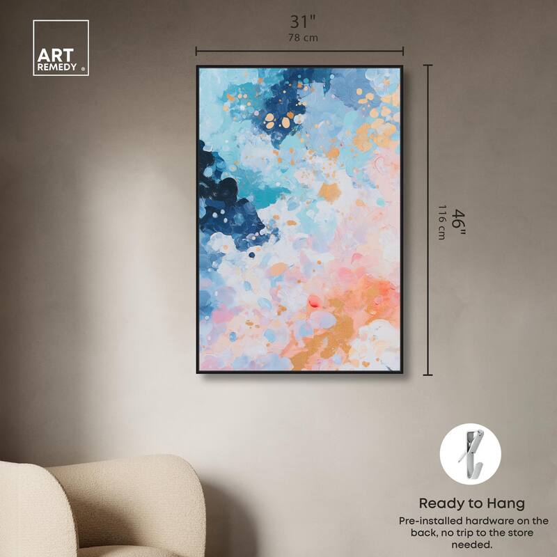 Vibrant Vortex Canvas by Art Remedy