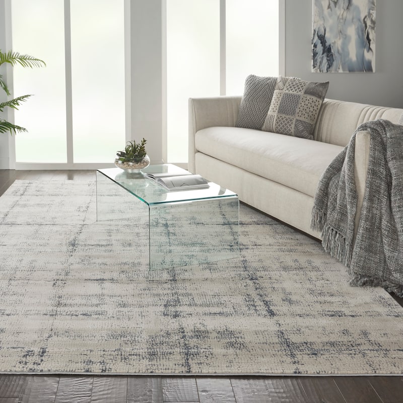 Rustic Textures Vintage Abstract Modern Area Rug