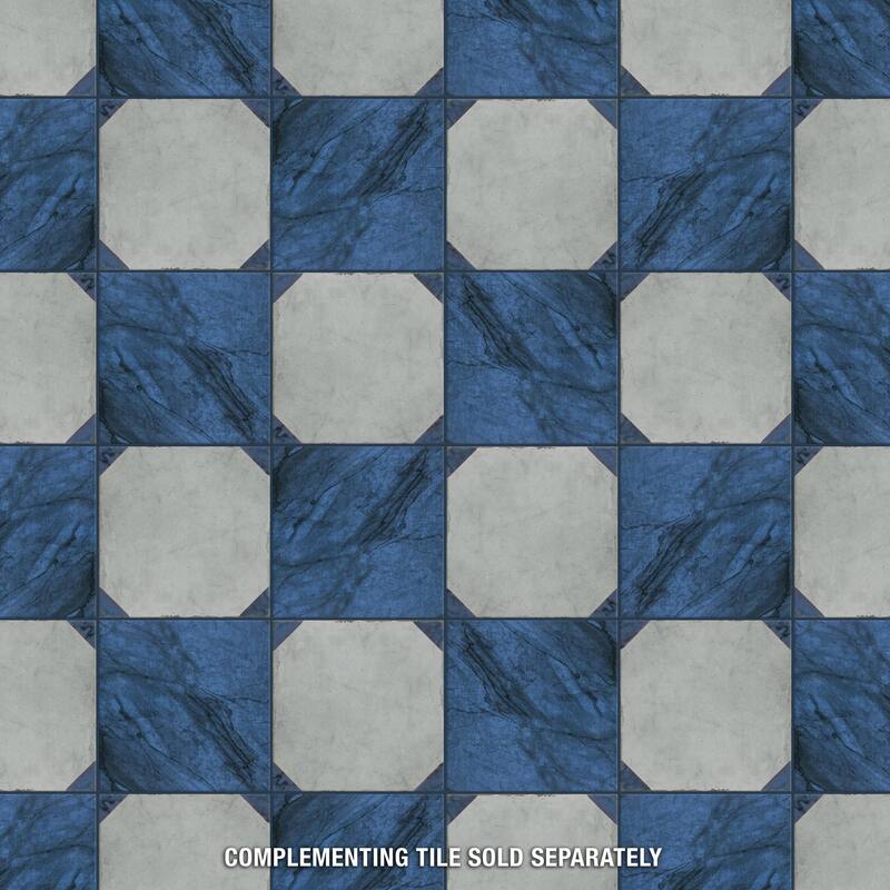 Merola Tile Renaissance Indigo 7-7/8" x 7-7/8" Porcelain Floor and Wall Tile