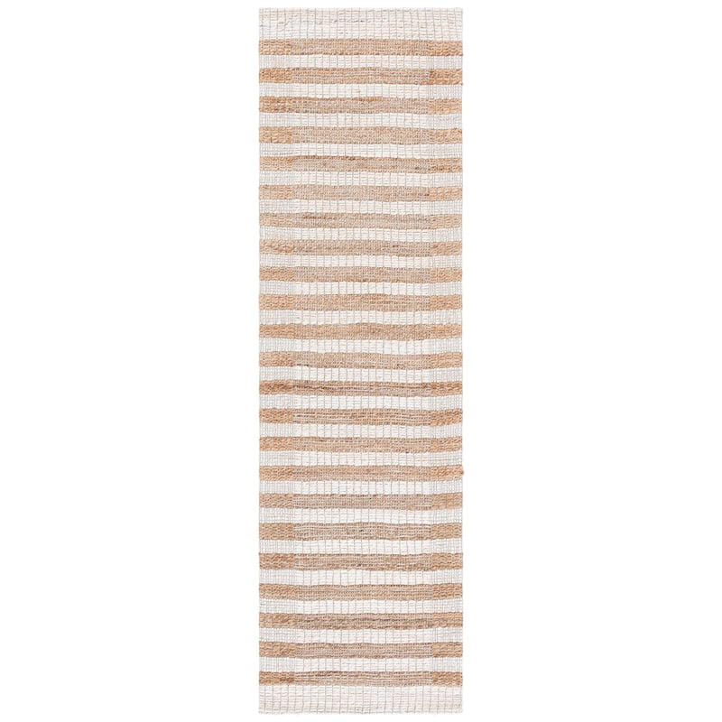 SAFAVIEH Flatweave Natural Ricarda Fiber Farmhouse Hemp Rug