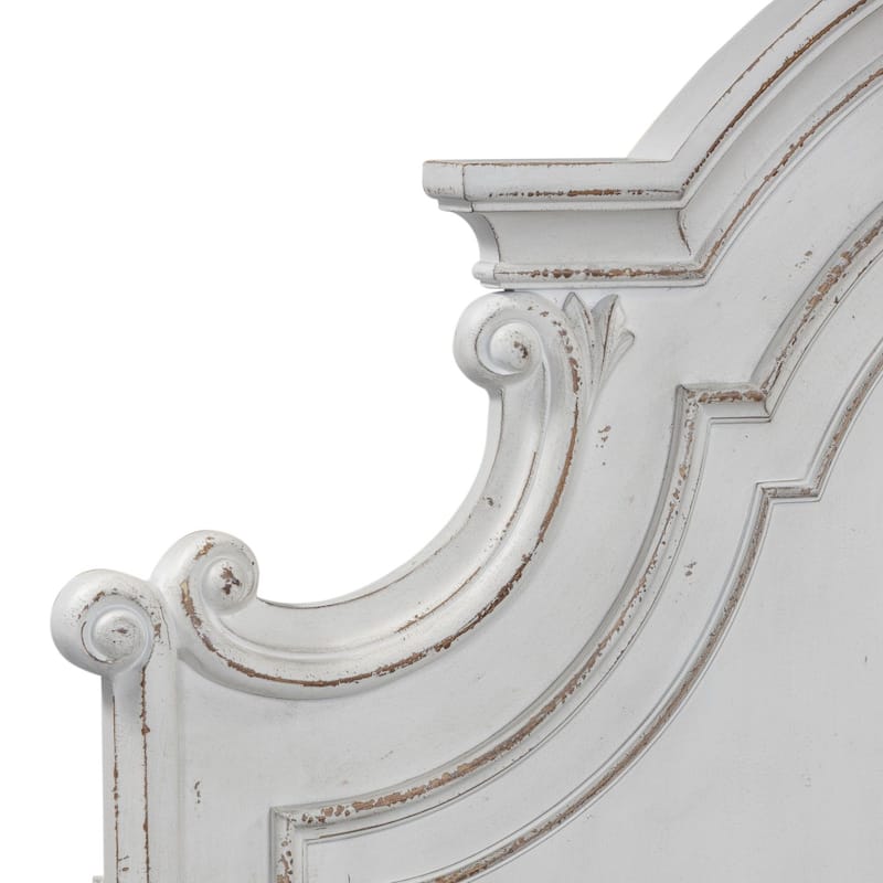 Liberty Furniture Magnolia Manor California King Panel Bed, Dresser & Mirror, Night Stand