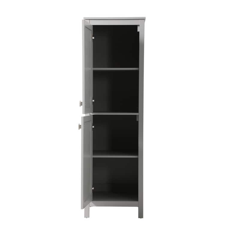 Indigo Home 20 Inch Bathroom Linen Storage Freestanding Cabinet - 20 x 22