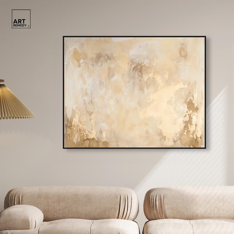 Sun Brust Gilding III Canvas by Art Remedy