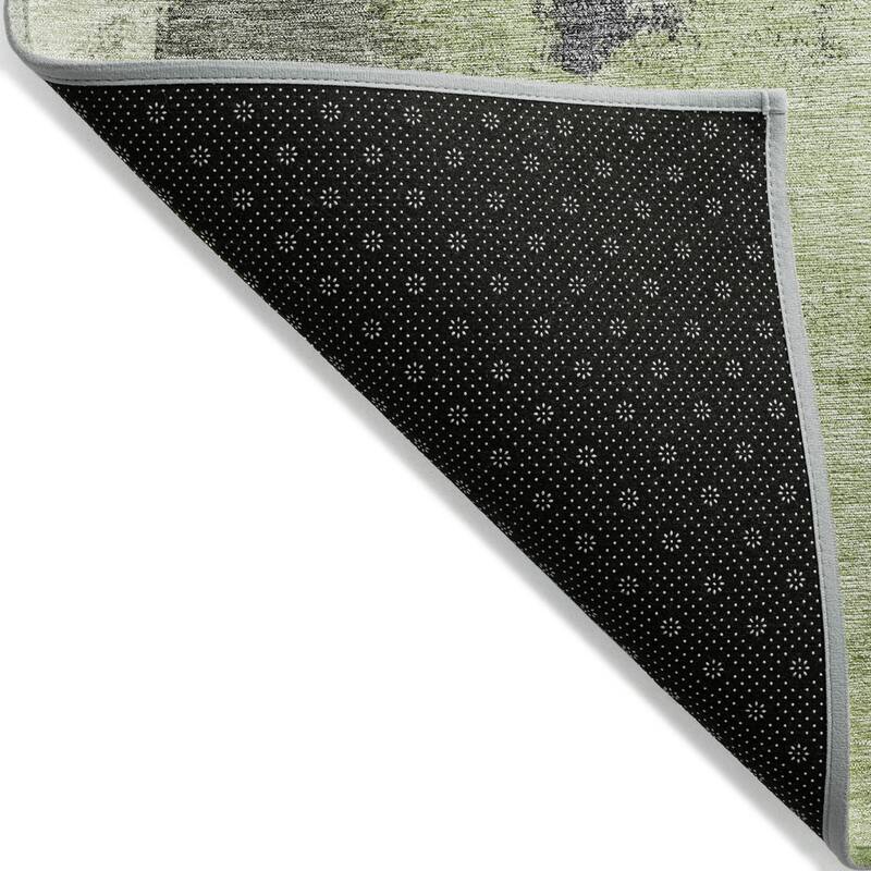 HomeRoots Abstract Transitional Rectangle Outdoor Rug