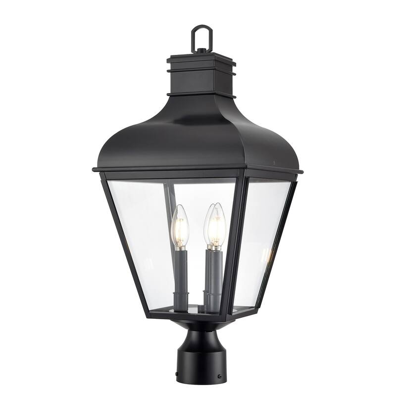 Millennium Lighting 43203 Edenton 3 Light 24" Tall Post Light - Matte Black