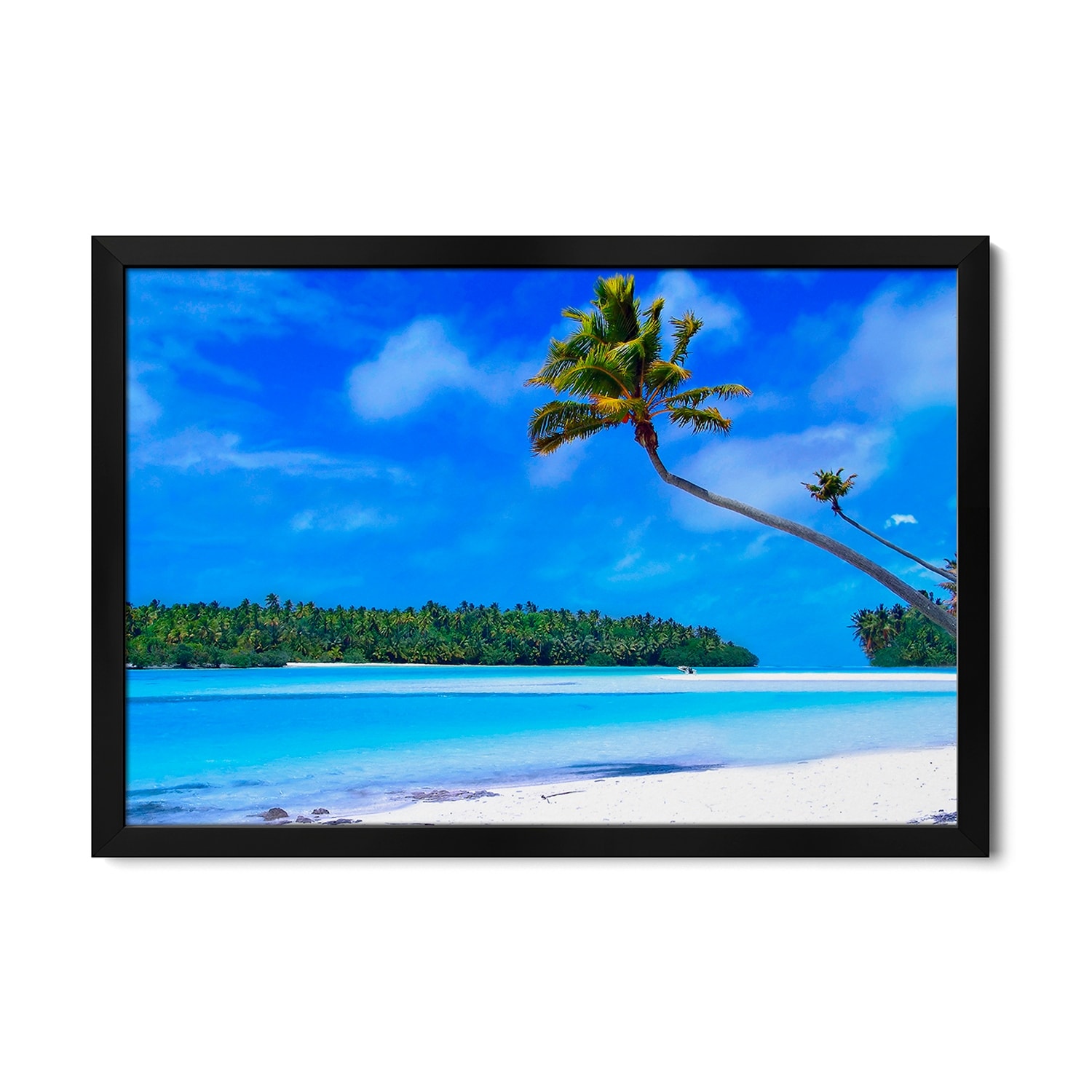 The Island Premium Framed Poster by Unknown Artist