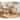 Farmhouse Dining Table Set, Wood Dining Table & Upholstered Chairs,Oak