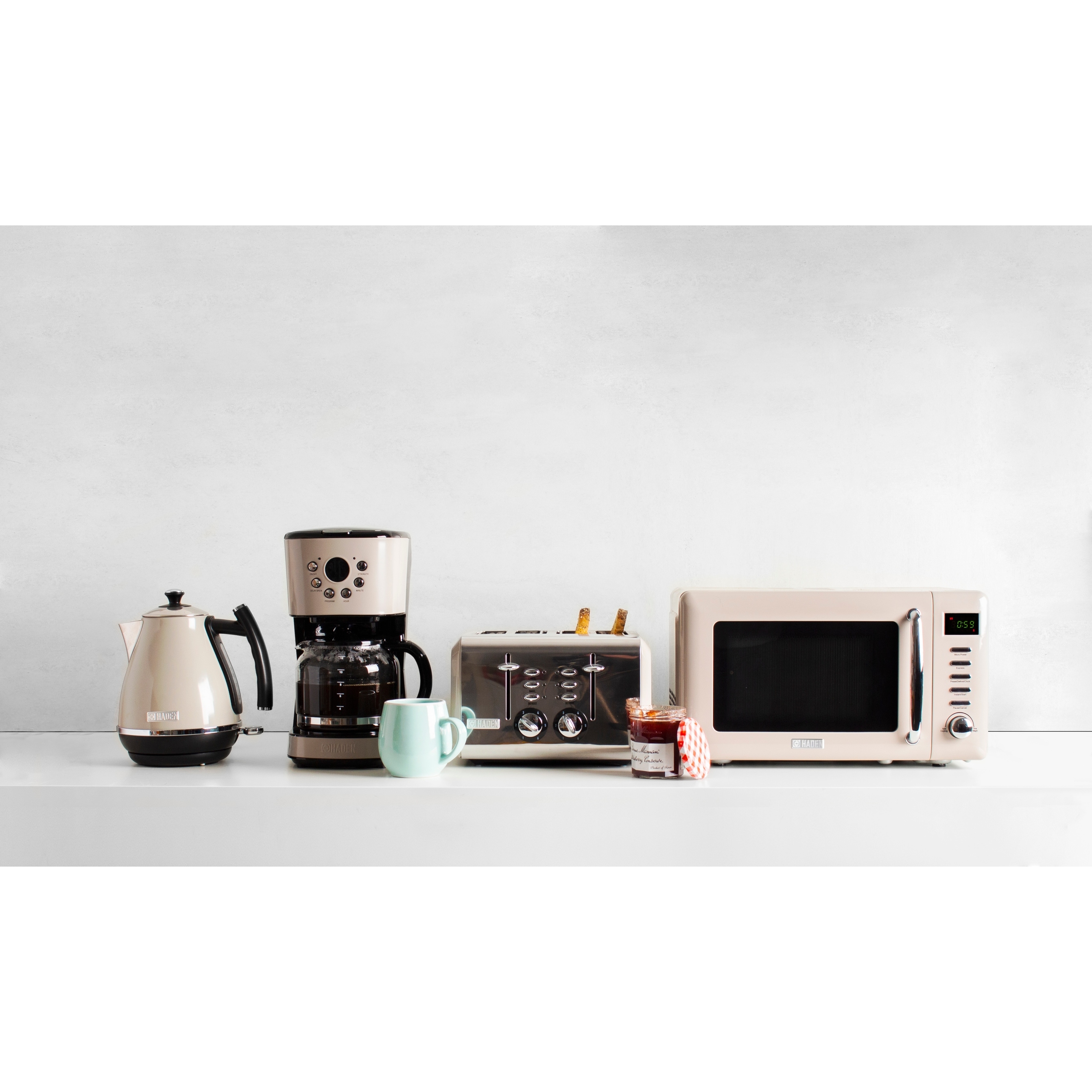 Haden Modern 12 Cup Programmable Coffee Maker With Strength Control In Putty Beige Overstock 32051594