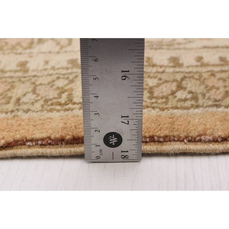 ECARPETGALLERY Hand-knotted Peshawar Finest Brown Wool Rug - 8'0 x 10'2