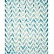 preview thumbnail 64 of 121, SAFAVIEH Dip Dye Marybeth Hand-tufted Wool Chevron Area Rug 8' x 10' - Ivory/Turquoise - Rectangle