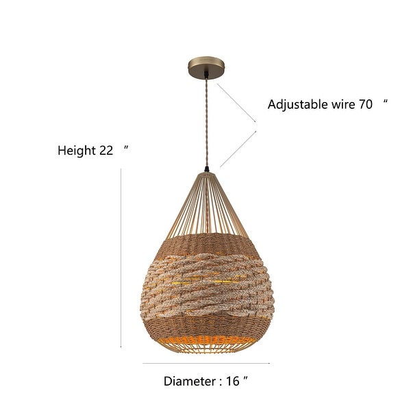 Brass teardrop pendant light cheap