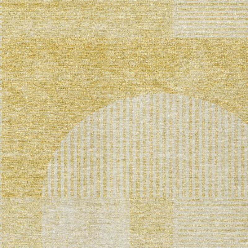 HomeRoots Geometric Transitional Rectangle Outdoor Rug