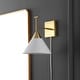 preview thumbnail 14 of 13, SAFAVIEH Velezia 13-inch Plug-in Wall Sconce with LED Bulb - 9.5 in. W x 12.5 D in. x 12 in. H