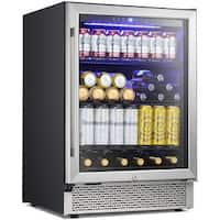 Premier Flame Beverage Mini Fridge Appliance Refrigerator Locking Glass  Door