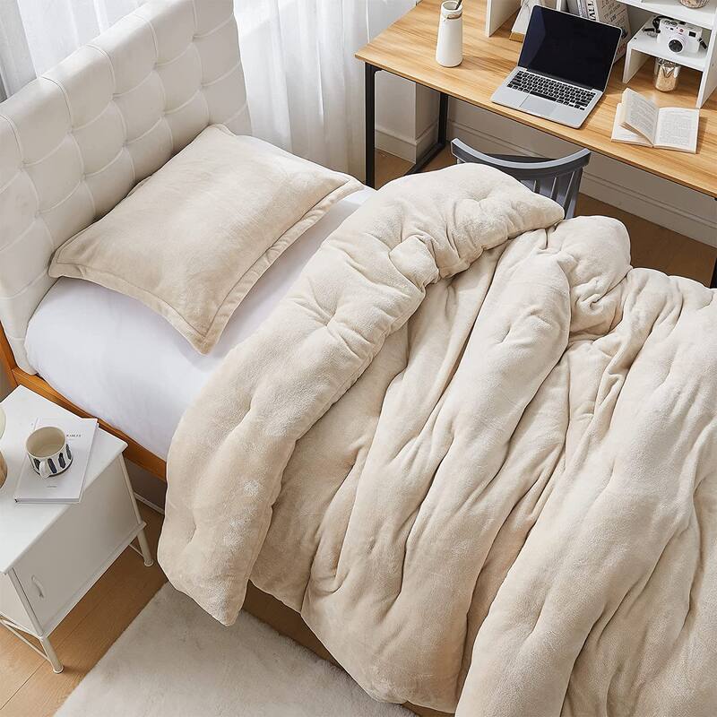 Thicker Than Thick® - Coma Inducer® Oversized Comforter Set - Standard Plush Filling - Birch