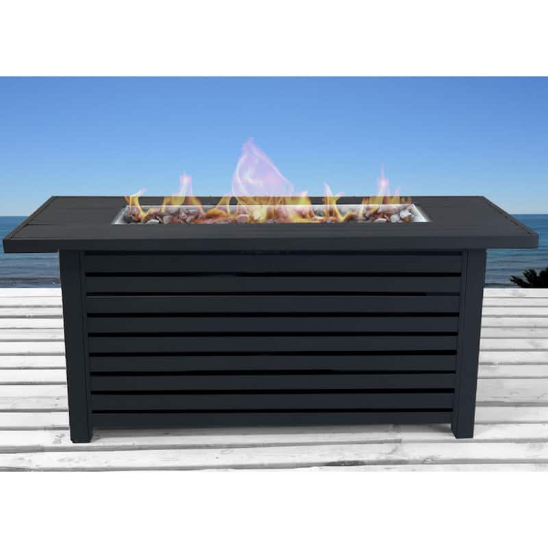 Steel Propane Gas Fire Pit Table For Outdoors