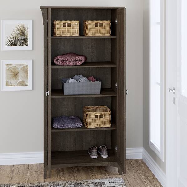 Salinas Tall Storage Cabinet With Doors On Sale Overstock 32167295