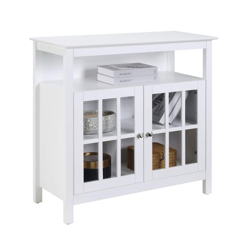 Convenience Concepts Big Sur Highboy 40 inch TV Stand with Storage Cabinets