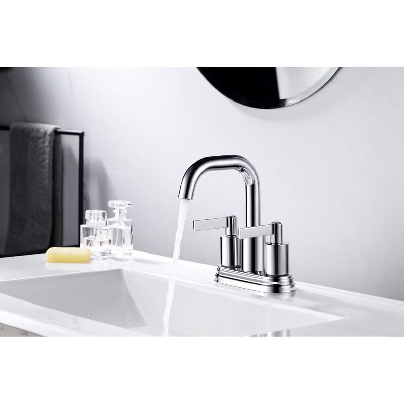 Ultra Faucets Kree Collection Two-Handle 4" Centerset Lavatory Faucet