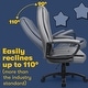 preview thumbnail 21 of 34, Bossin Big and Tall Office Chair High Back Executive Chair Ergonomic Adjustable Executive Leather Chair,400lbs