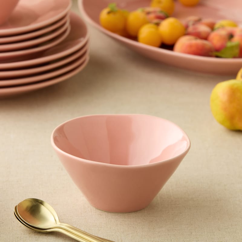 Certified International Desert Rose 6.25" Ice Cream/Dessert Bowls,Set of 4 - 6.25'' W x 6.25'' D x 3'' H