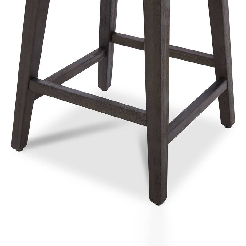 Spruce & Spring Olive Upholstered Counter Height Swivel Barstools-Single