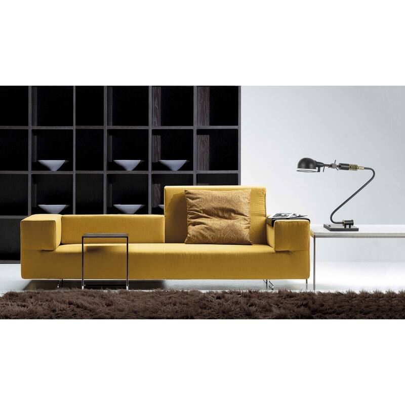 21" Modern Bronze Metal Desk Lamp with Dome Shade Adjustable Neck Dimmable for Bedroom or Living Room - 21" H x 25" W x 6" D