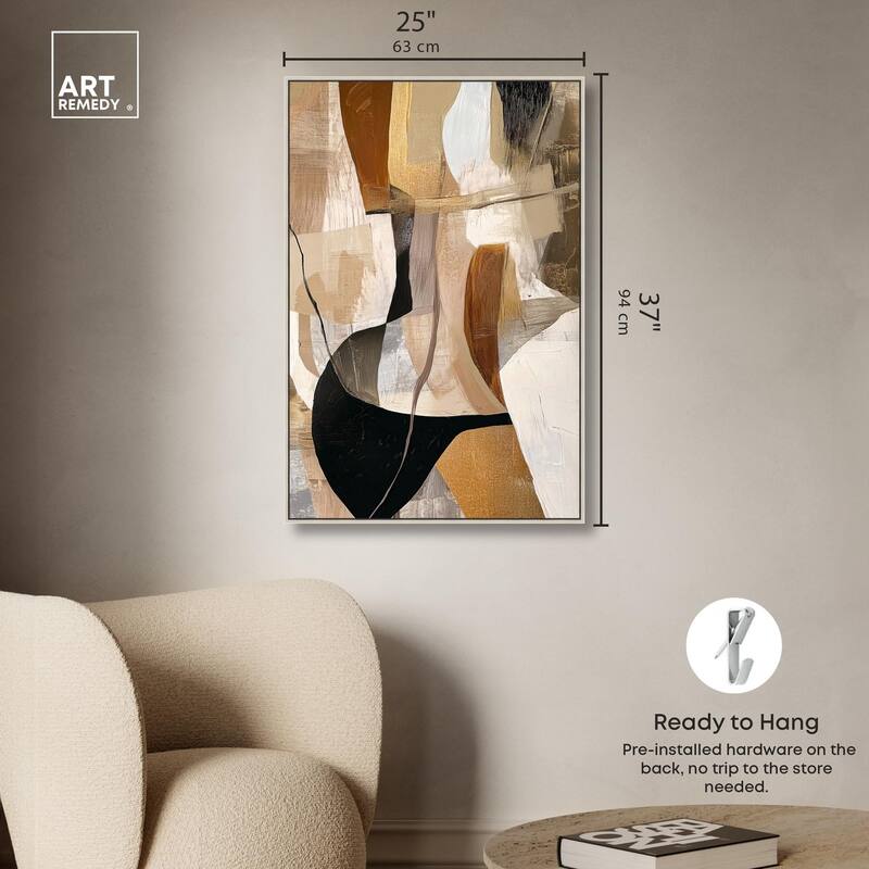 Tactile Depth I Canvas by Art Remedy