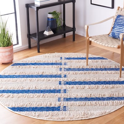 SAFAVIEH Handmade Natura Jaidyn Stripe Rug