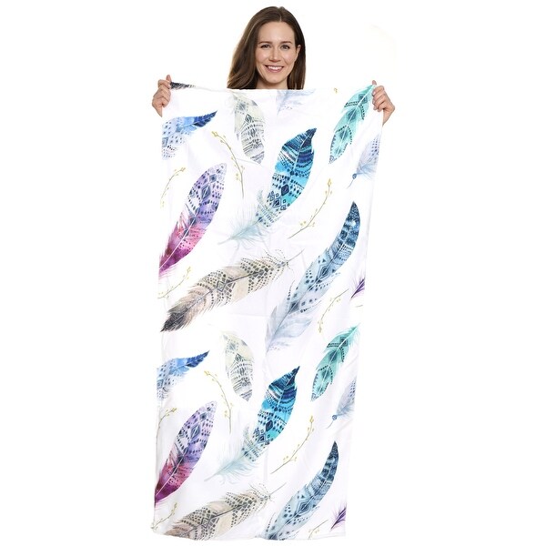 beach towel drawstring bag