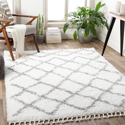 Artistic Weavers Racine Bohemian Diamond Shag Area Rug