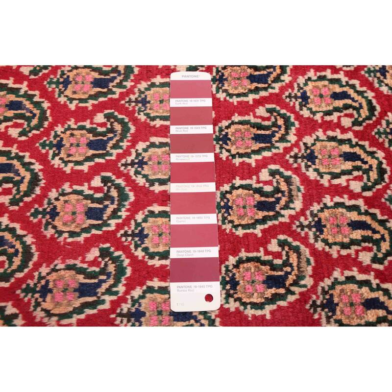 ECARPETGALLERY Hand-knotted Melis Vintage Red Wool Rug - 5'9 x 8'0