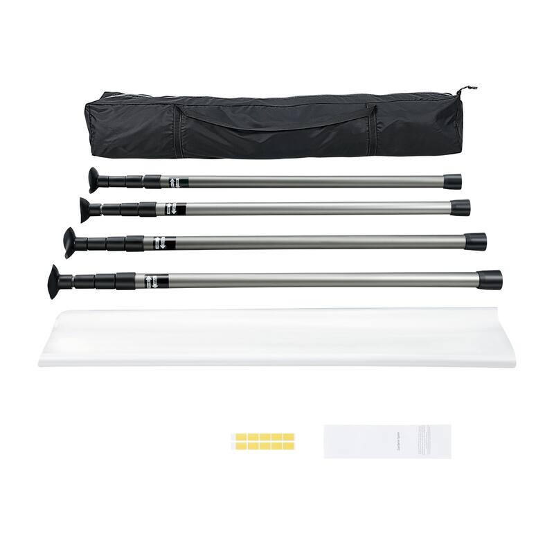 Dust Barrier Poles, Carry Bag for Interior Decoration and Painting Projects - 32.8x13.12 Ft - 32.8x13.12 Ft
