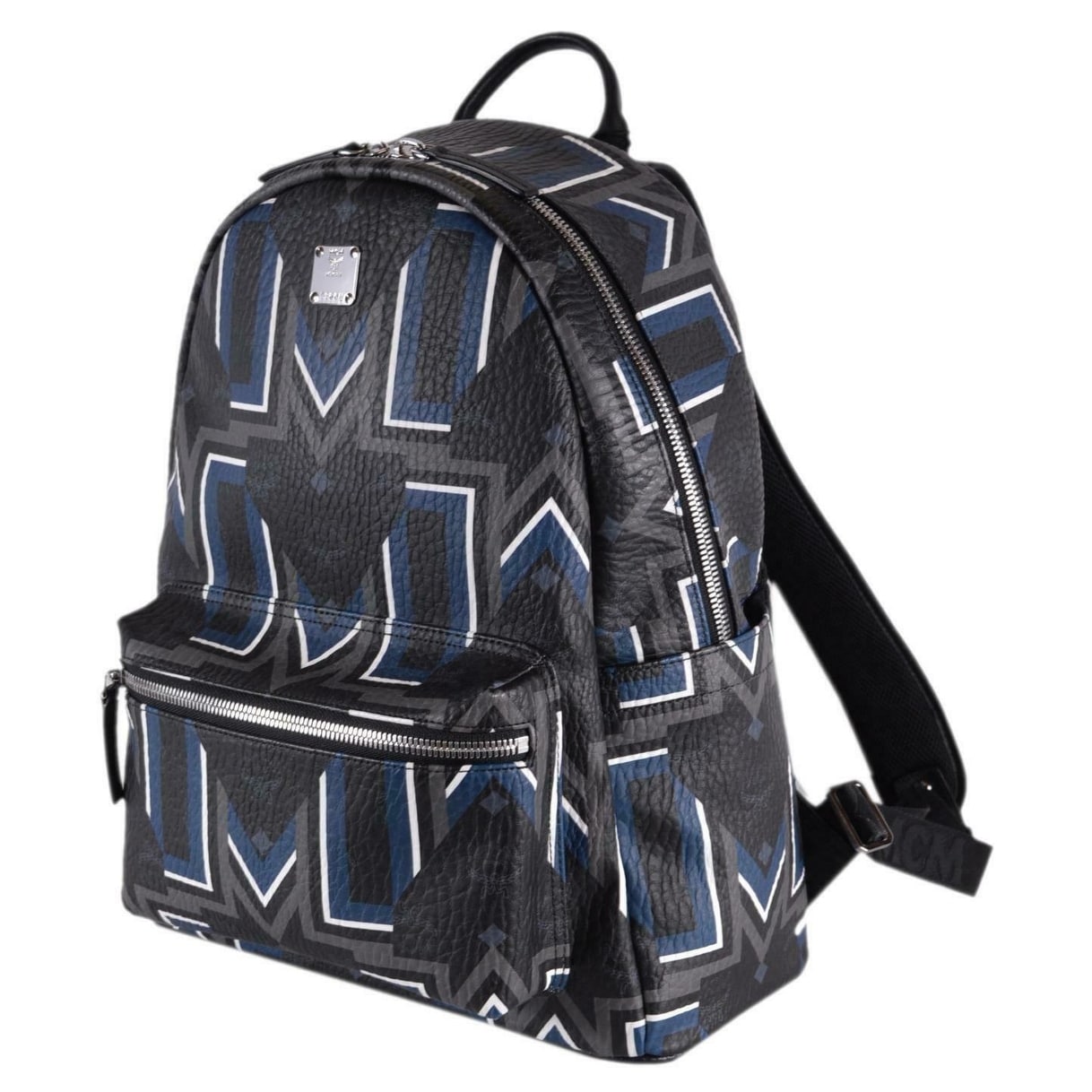 Mcm chevron backpack deals